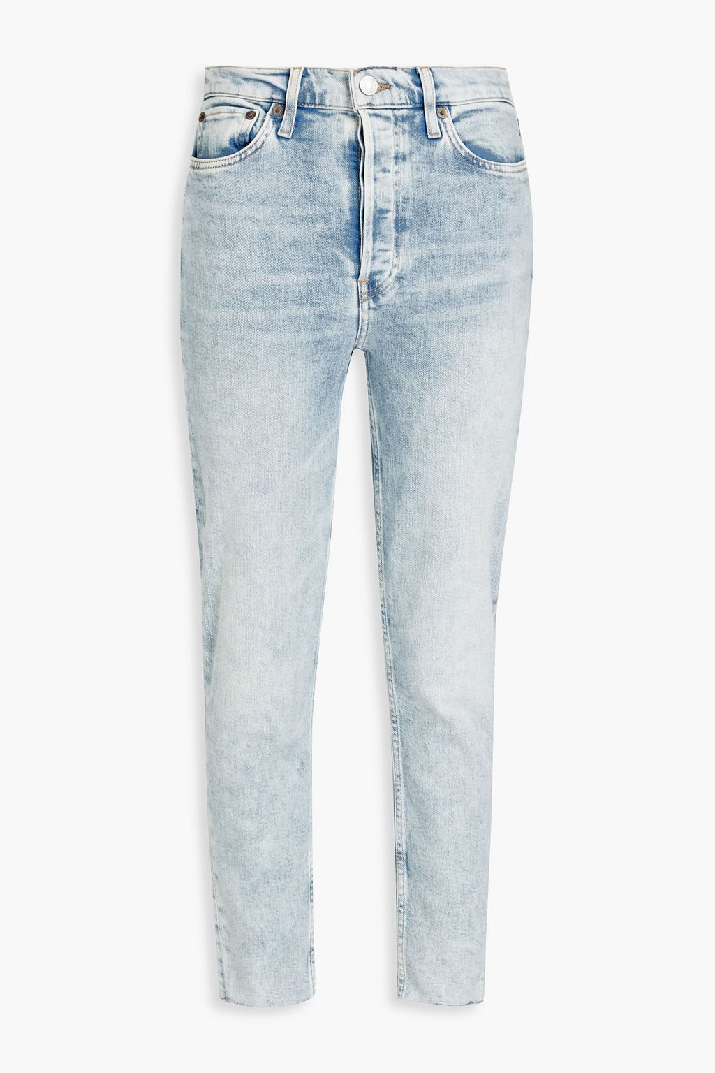 Veste En Jean Vintage Années 90/Y2K Délavée - Style Bomber, Fermeture éclair Complète - Taille XL Femme